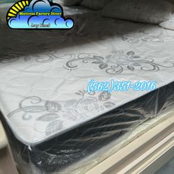 Queen Mattress And Boxspring Bed Set 