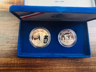 1986 U.S. Liberty Silver Proof Dollar Set