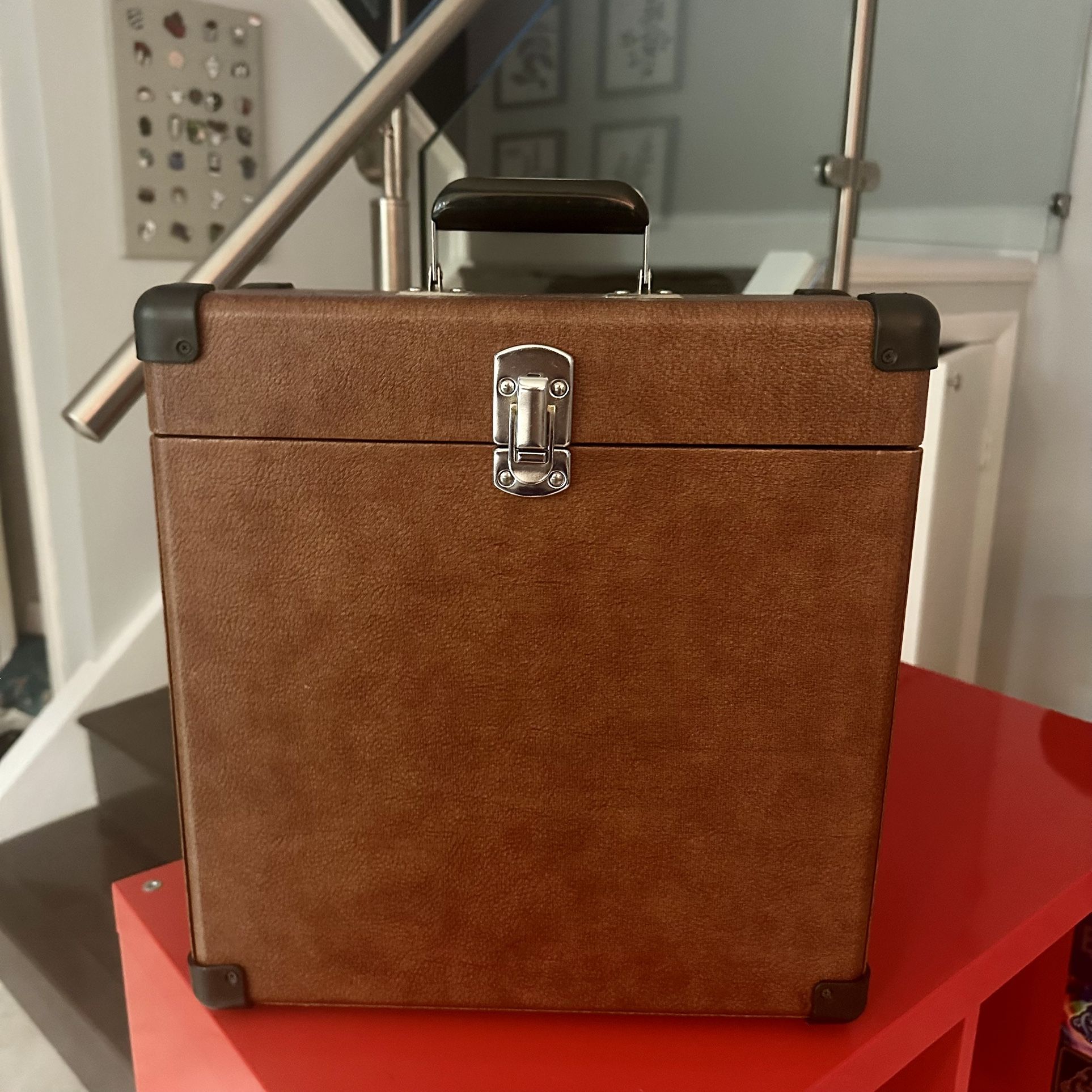 Crosley CR401-TA Record Carrier Case for 30+ Albums Vinyl