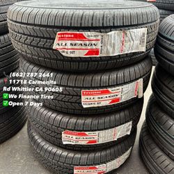 225/60R16 Firestone All Season Set of Tires Installed and Balanced Set de Llantas Nuevas Instaladas y Balanceadas