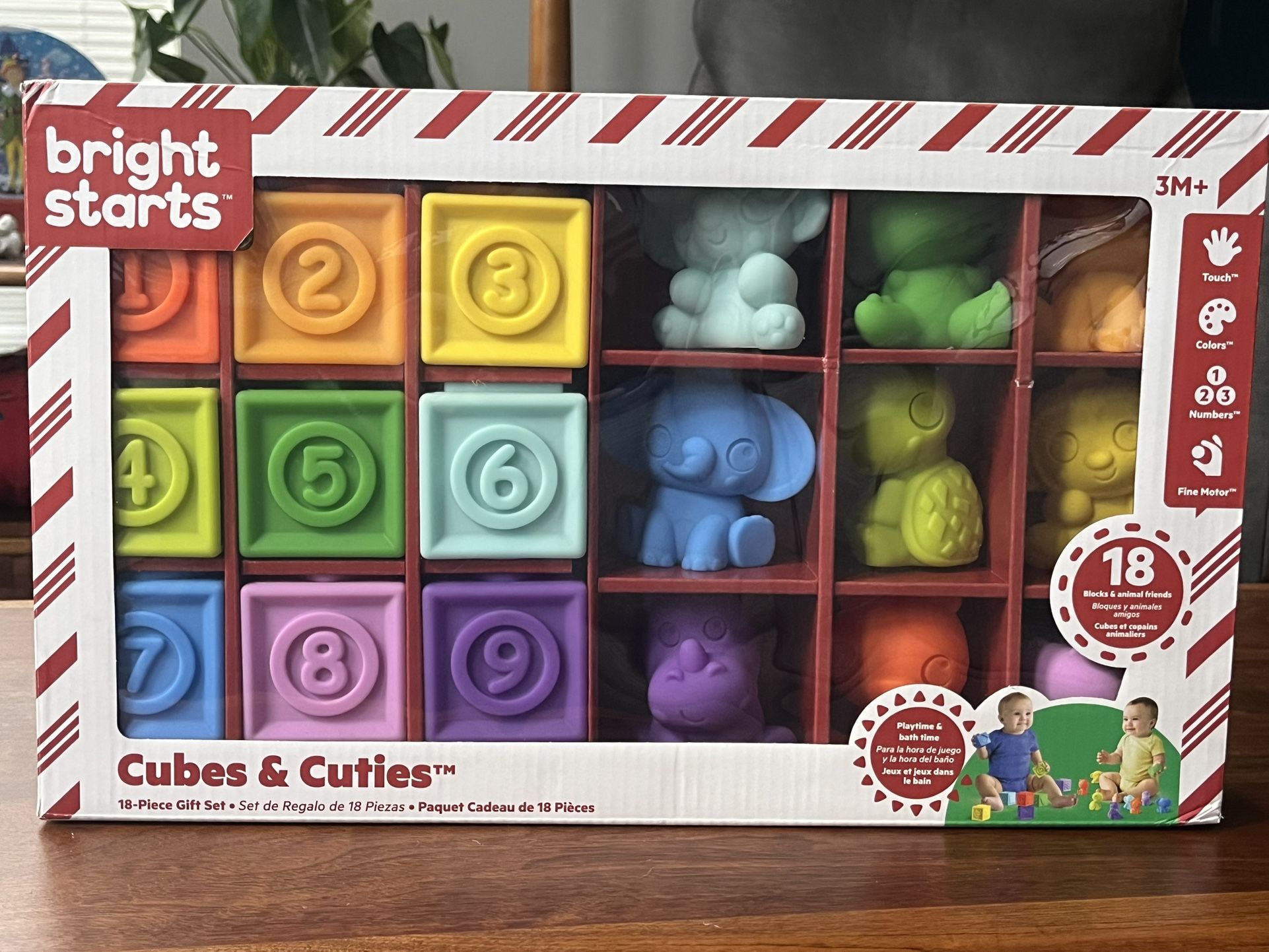 Bright Starts Cubes & Cuties 18 Piece gift set