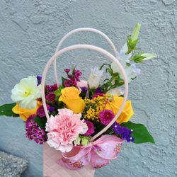 Fresh Flowers Roses Arrangement Bouquet For Mother's Day