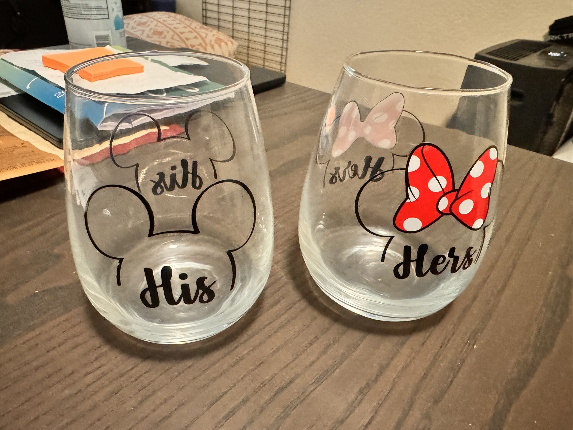 Mr. & Mrs. Disney Glasses
