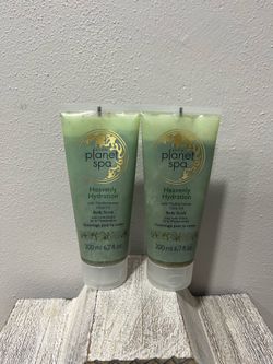 NEW Avon Planet Spa Heavenly Hydration Body Scrub Lot of 2 Mediterranean Olive Oil