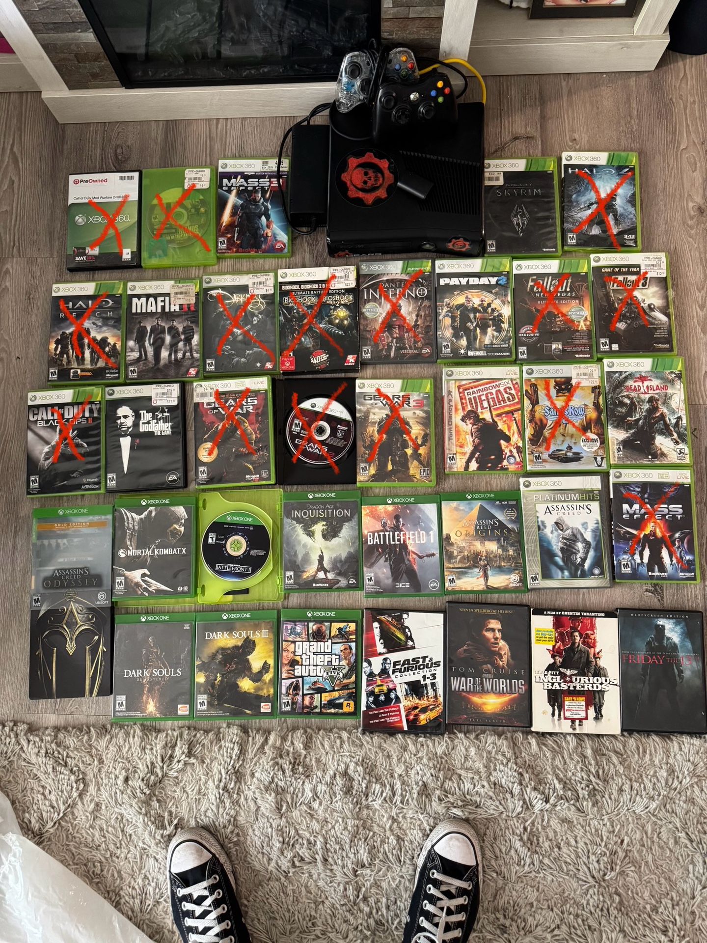 Video Game Collection(360/One)/Xbox 360 Console/ Movies