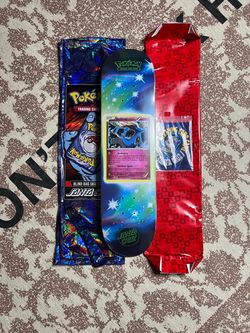 Santa Cruz x Pokemon Xerneas skateboard