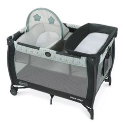 New Graco Pack 'n Play Care Suite Playard Birch/Corral,moisés portátil y asiento de suelo,cambiador