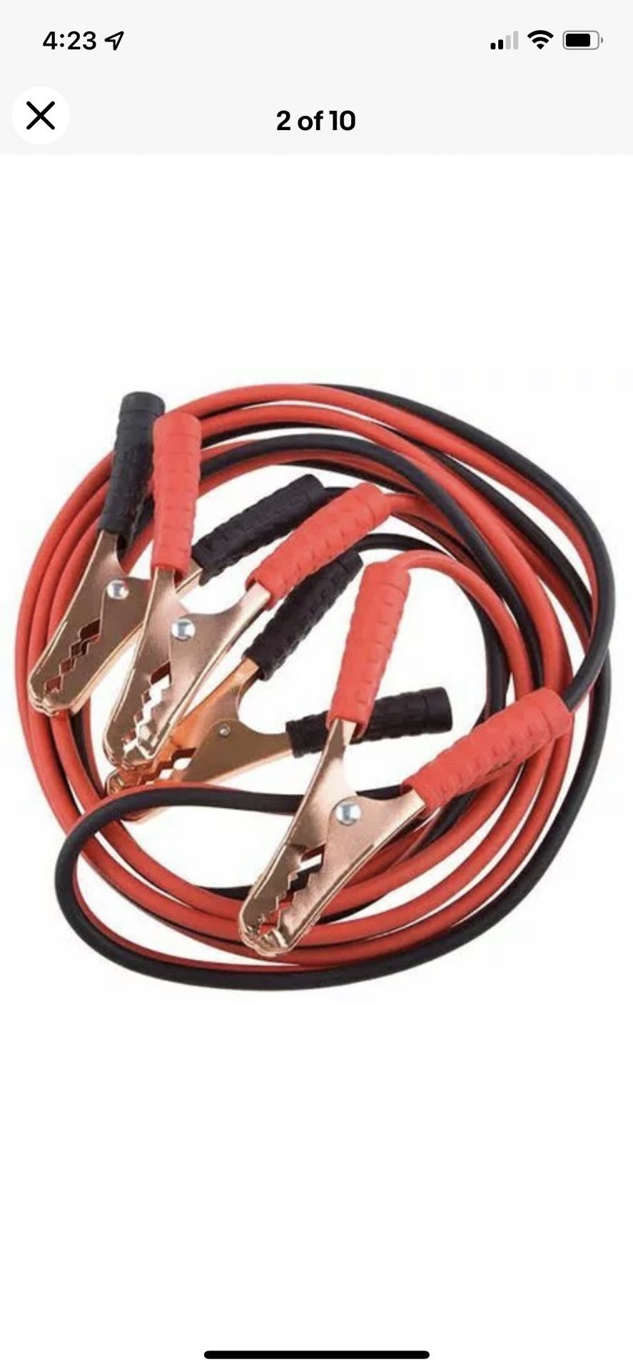 NEW- 800 and 1000 AMP 8 Feet Booster Cables Car Jump Start Jumper Cable