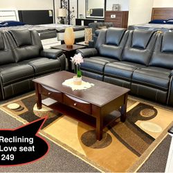 New Power Reclining Sofa And Love Seat 