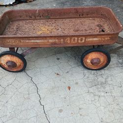 Antique Little Red Wagon