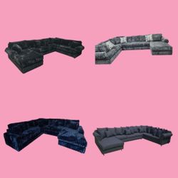 Brand NEW U Sectional COUCHES  CHAISE  SOFA LOUNGE 