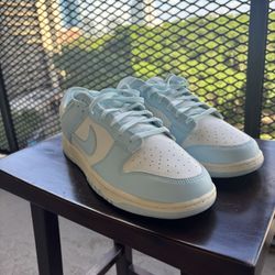 Nike Dunk Low Retro Pale Ivory Galcier Blue Size 13