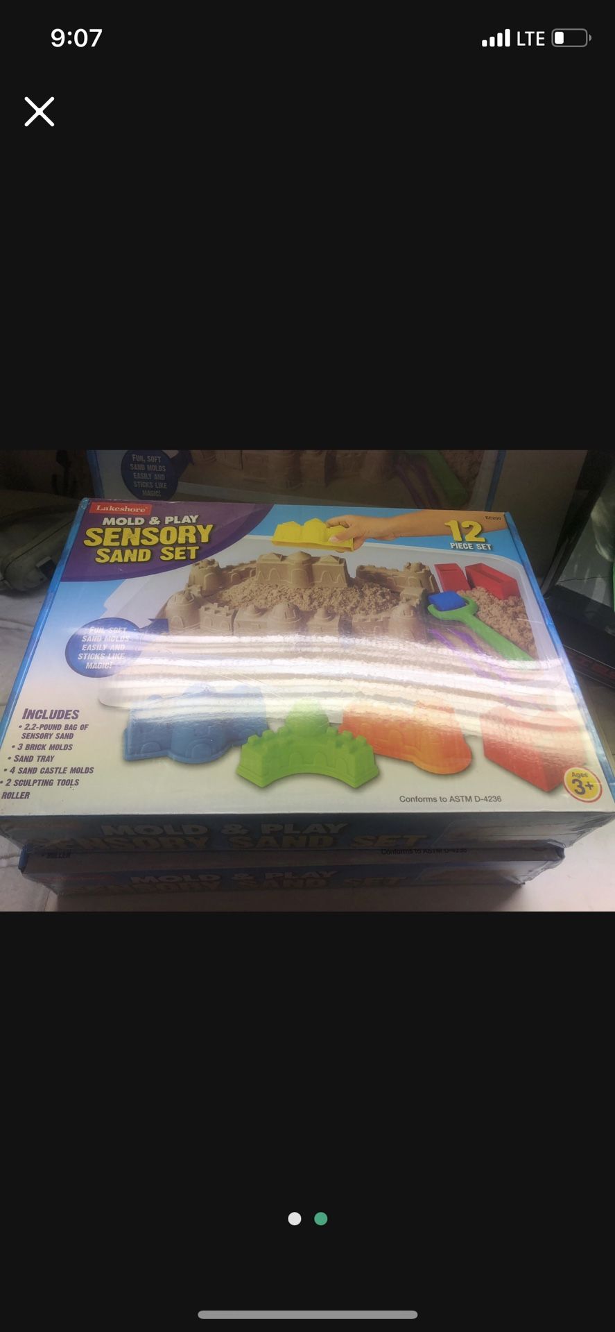 Lakeshore Mold&play Sensory Sand Set