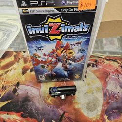 Sony PSP Camera - Official PSP 450 Tested And Game 