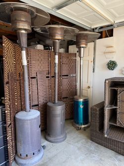 Outdoor Propane Patio Heaters – each $58