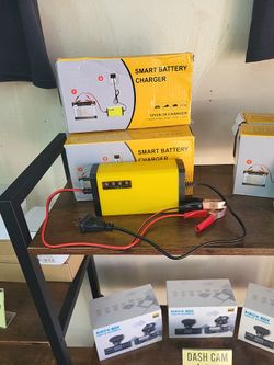 12V smart battery charger for car, bike...