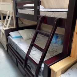 Bunk Beds Pinewood *****Literas Twin Full Madera 100%*****