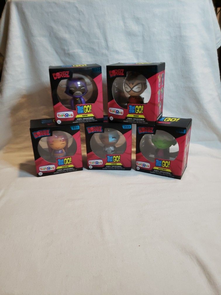 Dorbz Teen Titans Go Toys R Us Exclusives Vinyl Collectibles