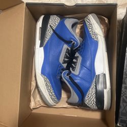 Varsity Royal Blue 3s Size 11