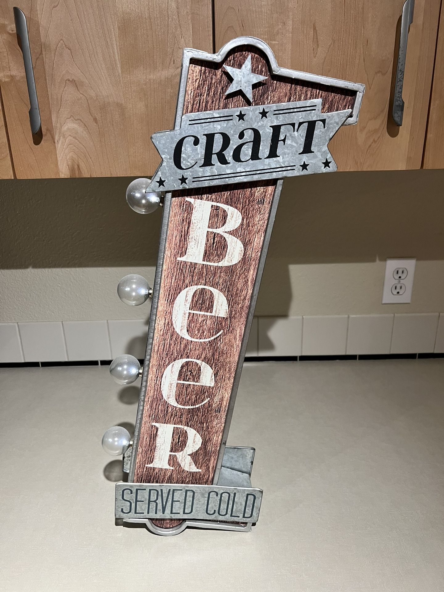 Craft Beer Tin Sign