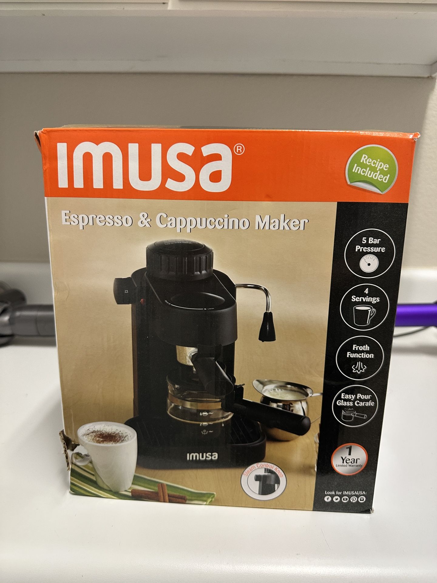 Imusa Espresso & Cappuccino Maker