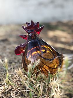Murano glass rooster