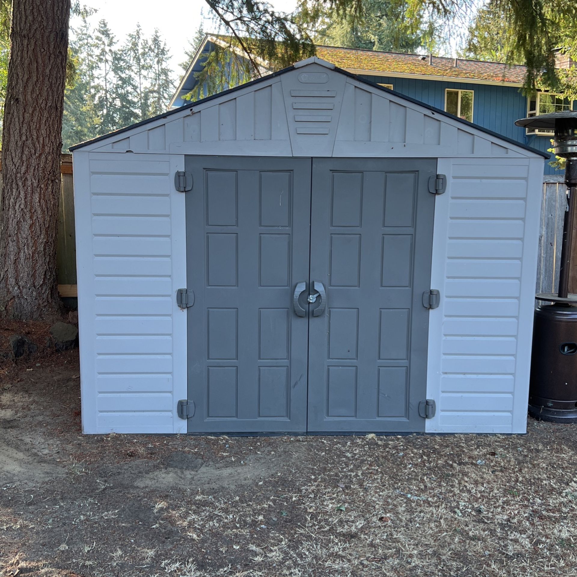 Sold Pending Pick Up Vinyl Storage Shed 10’ Wide X 8’ Deep