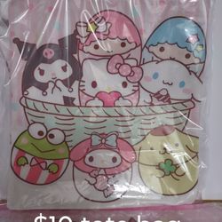 Hello Kitty Tote Bags $10 Each 