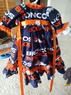 Hand made doll or infant dress