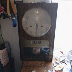 Vintage 30 Day Wind Up Seiko Clock