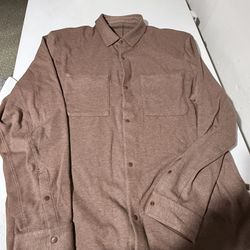Lululemon Shirt Mens Commission Long Sleeve Stretch Pocket XXL 