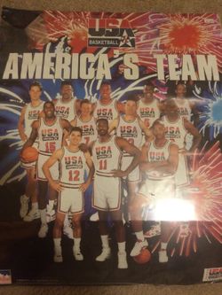Dream team poster still in plastic