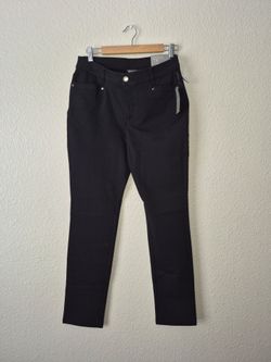 Christopher And Banks Women's Black Modern Fit Tapered Leg Jeans Size: 8 Ave