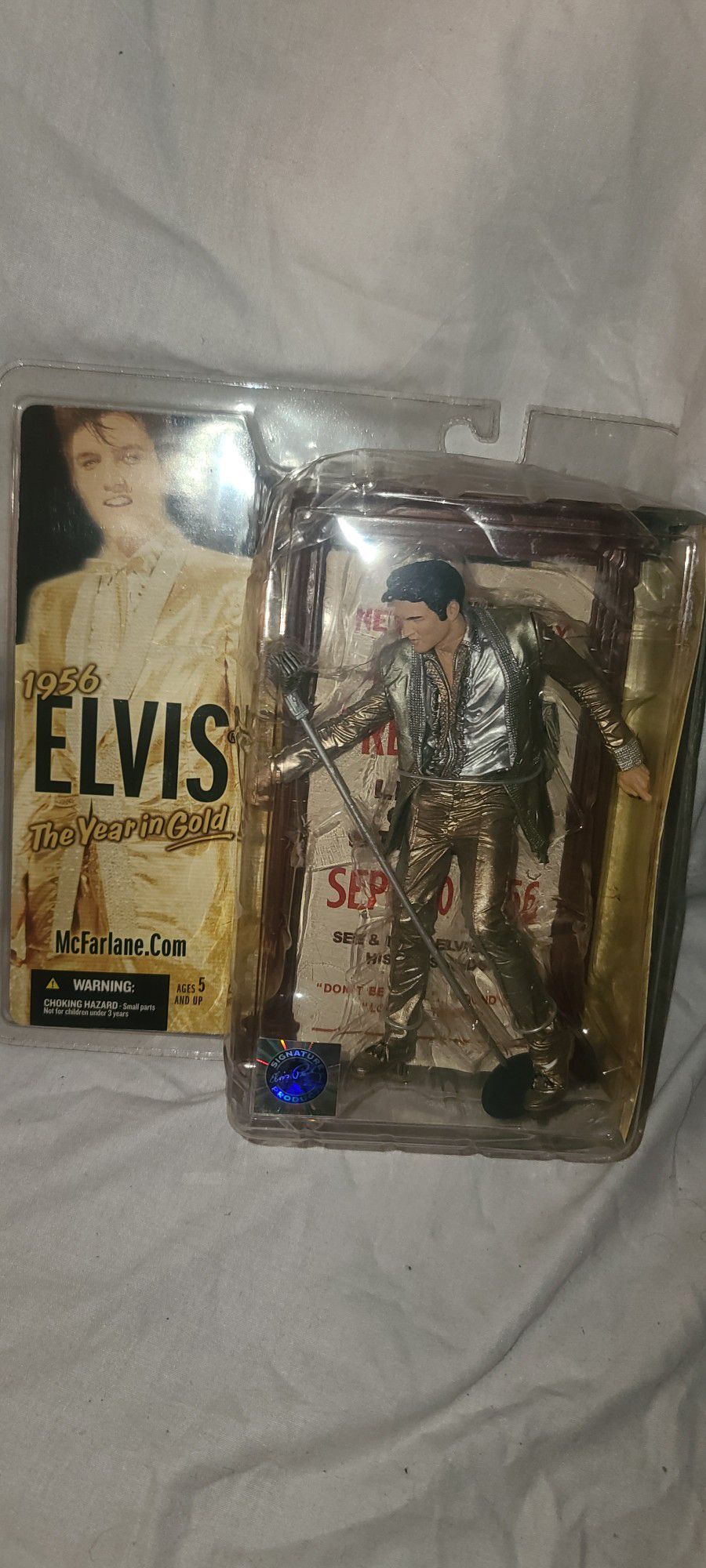 McFarlane Toys Elvis Presley 1956 The Year In Gold 4th Edition.