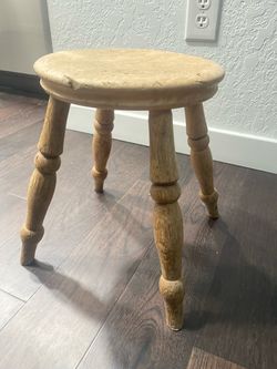 Vintage Wood Stool