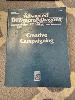 AD&D 2nd Edition Creative Campaigning DMGR5 TSR 2133