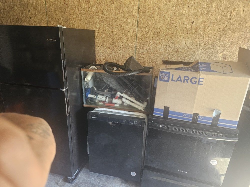 Armani Refrigerator Dish Washer And Stove Set