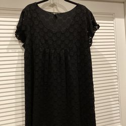 Woman’s Lace Black Dress Size XL