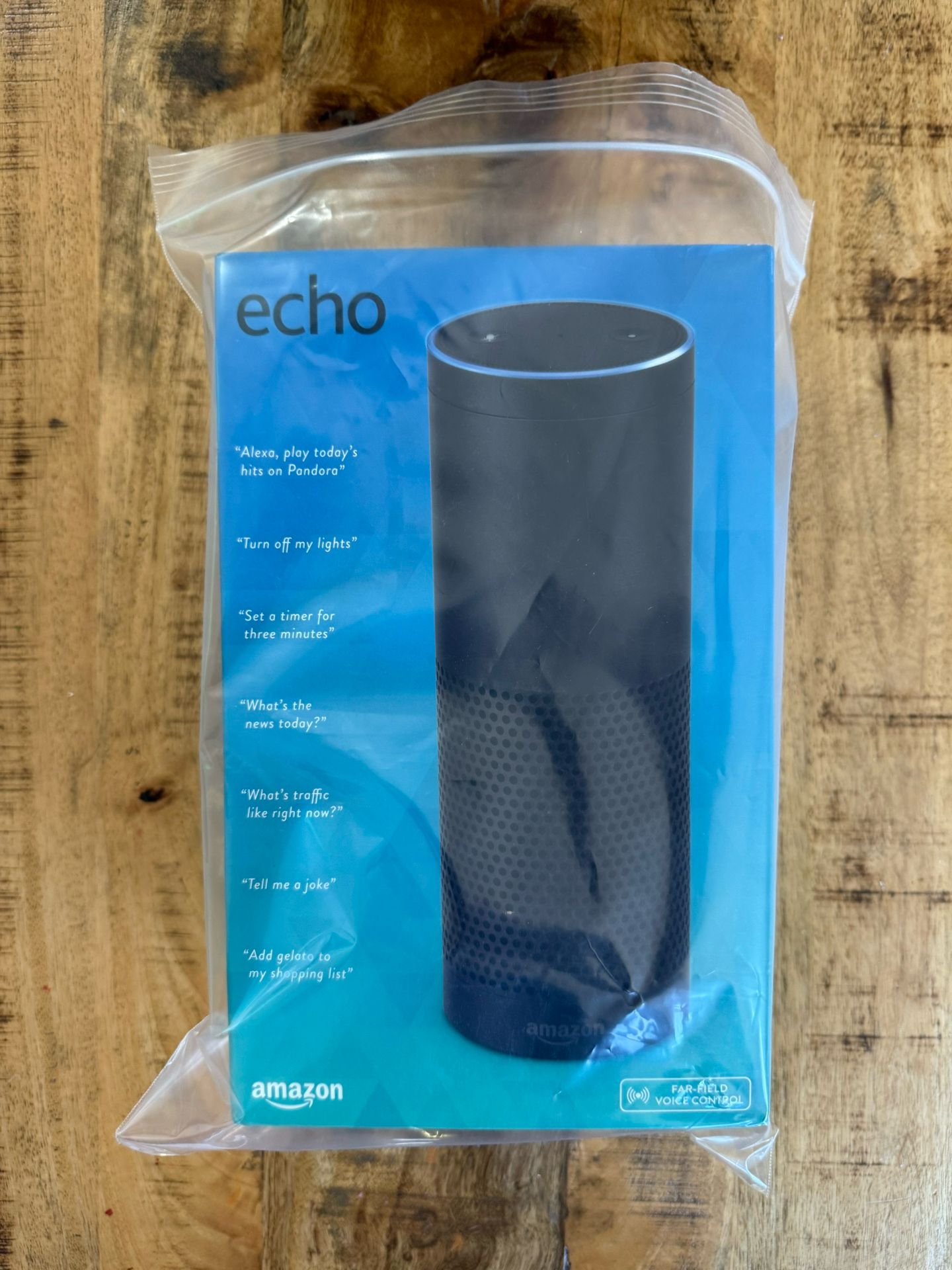 Brand New Sealed Box Amazon Echo 1st First Generation Smart Assistant - Black