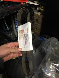 Toyota 3.4 supercharger belt new dirty