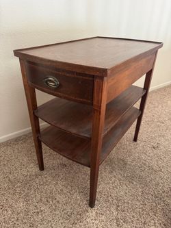 Antique Side Table with Drawer