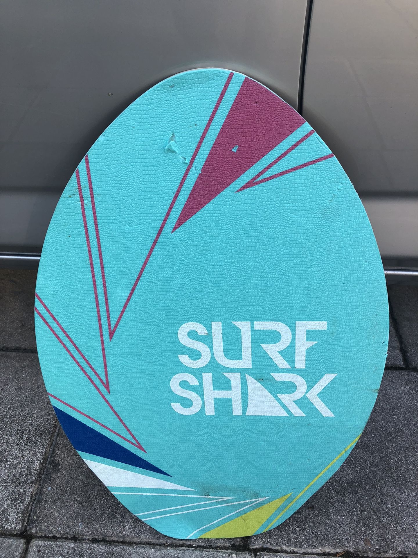 Surf Shark Wood Skim Board