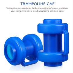 Sosoport 6pcs Trampoline Net Replacement Small Trampoline Caps Trampoline Accessory Trampoline Pole Caps Trampoline Replacement Part Plastic Crystal F