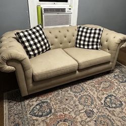 Tan Sofa Loveseat 