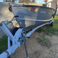 14’ Aluminum Fishing Boat 
