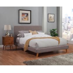 Cali King Bed Frame And Tufts And Needles Mattress