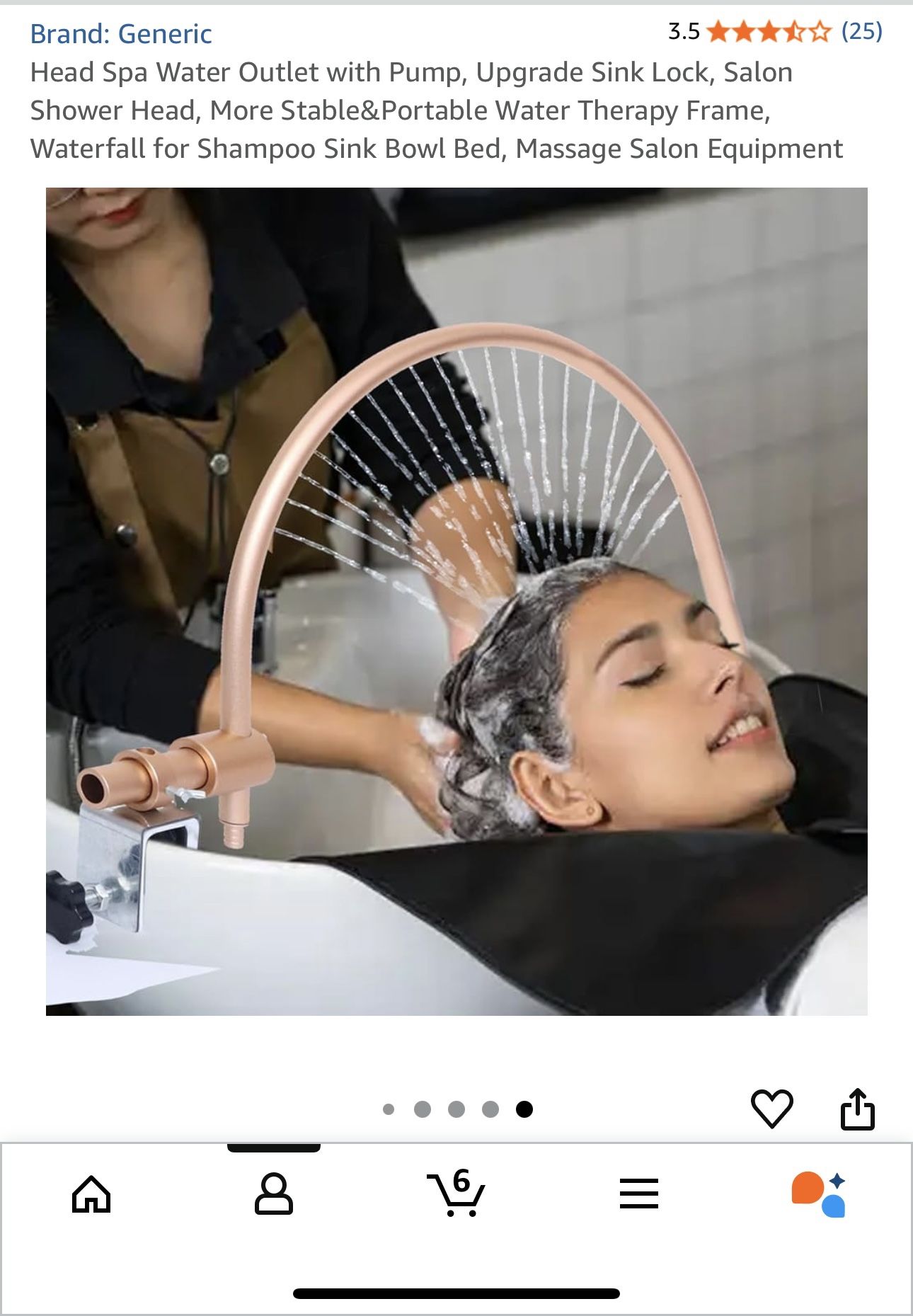 HeadSpa Waterfall Bowl Attachment 