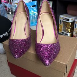 Marc Fisher Sparkly Pink Heels