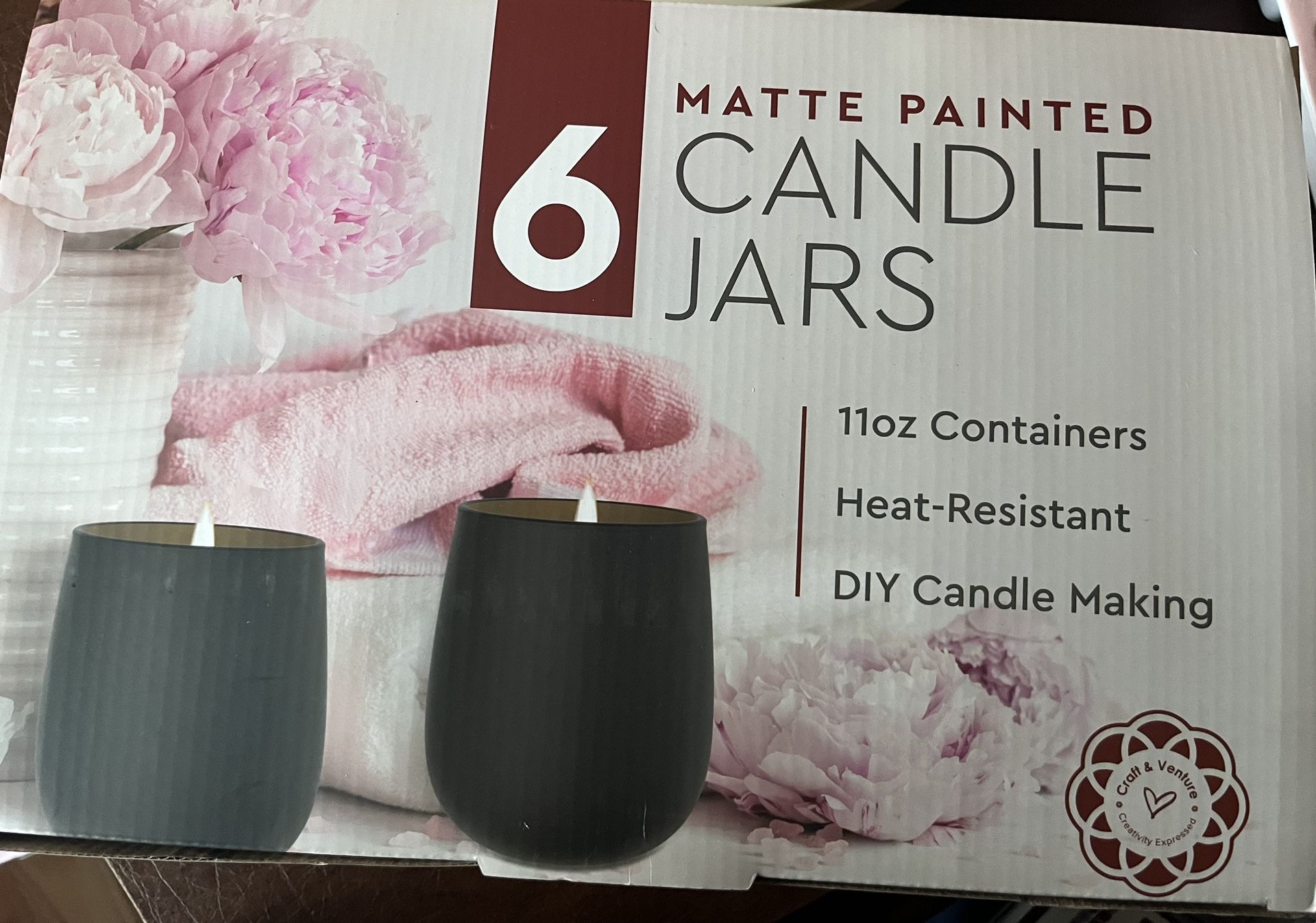 Candle Jars With Bamboo Lids