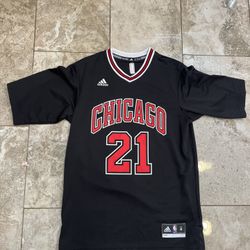 Jimmy Butler Chicago Bulls Pullover Shirt 2015 Adidas Jersey Adult Men's Size Medium 